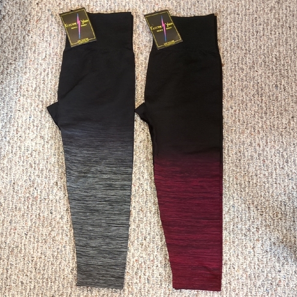 Electric Yoga Pants - Electric Yoga By Michele Bohbot Crop Legging Bundle Size M/L